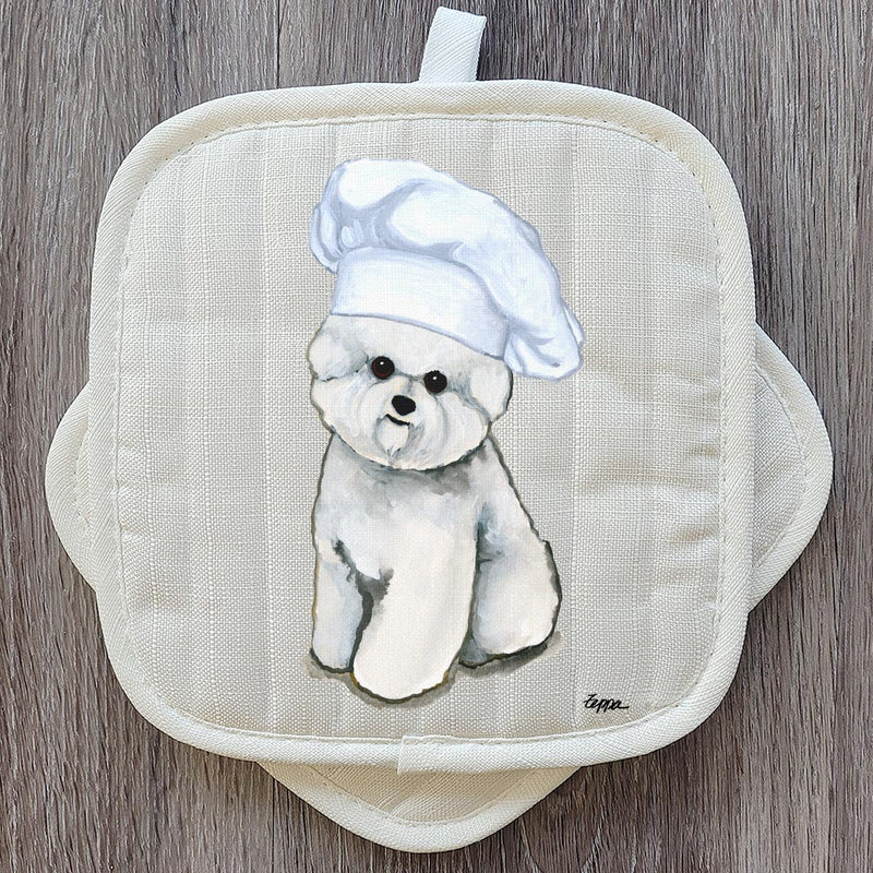 Bichon Frise  Pot Holder Set