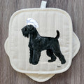 Black Russian Terrier  Pot Holder Set
