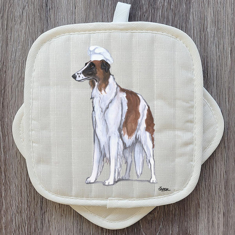 Borzoi  Pot Holder Set