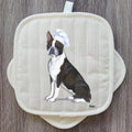 Boston Terrier  Pot Holder Set