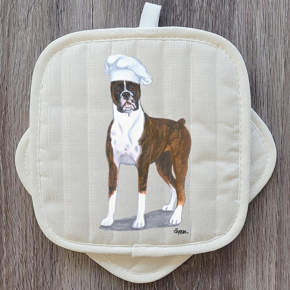 Boxer  Pot Holder Set