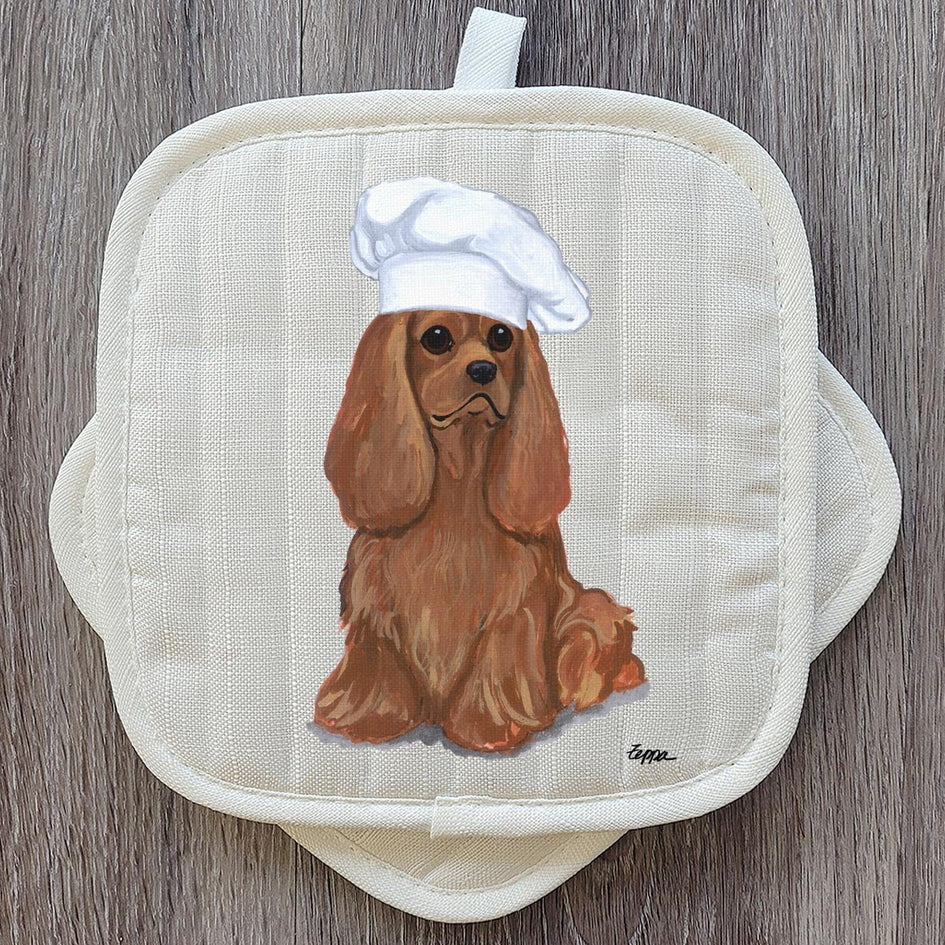 Cavalier King Charles Spaniel  Pot Holder Set