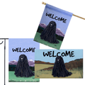 Puli 3 Piece Bundle - House Flag, Garden Flag, & Welcome Mat