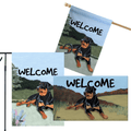 Rottweiler 3 Piece Bundle - House Flag, Garden Flag, & Welcome Mat
