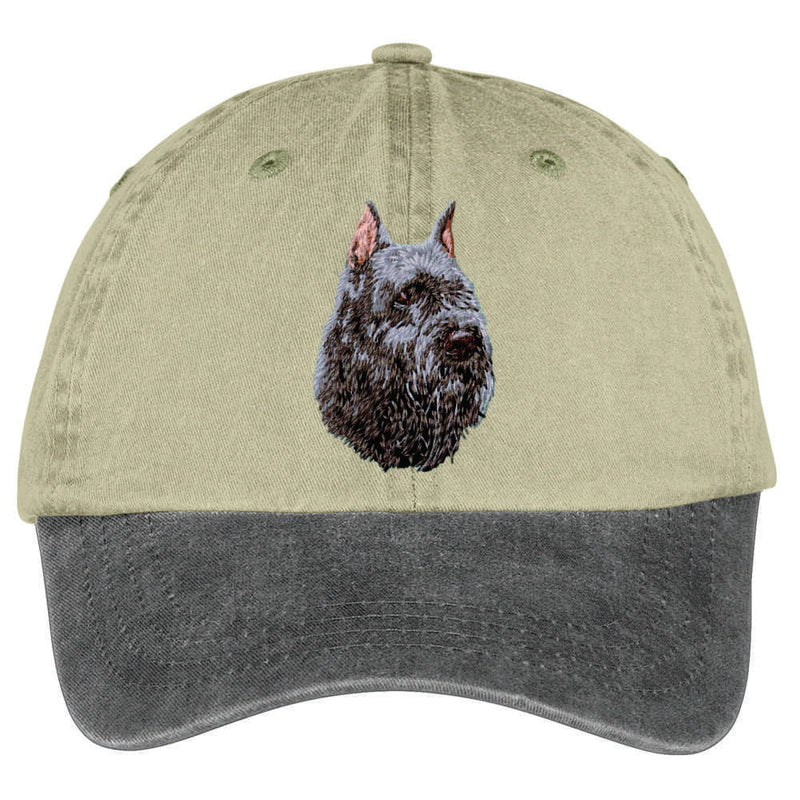 Bouvier des Flandres  Embroidered Two Tone Baseball Cap