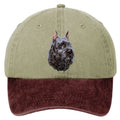 Bouvier des Flandres  Embroidered Two Tone Baseball Cap