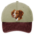 Brittany  Embroidered Two Tone Baseball Cap
