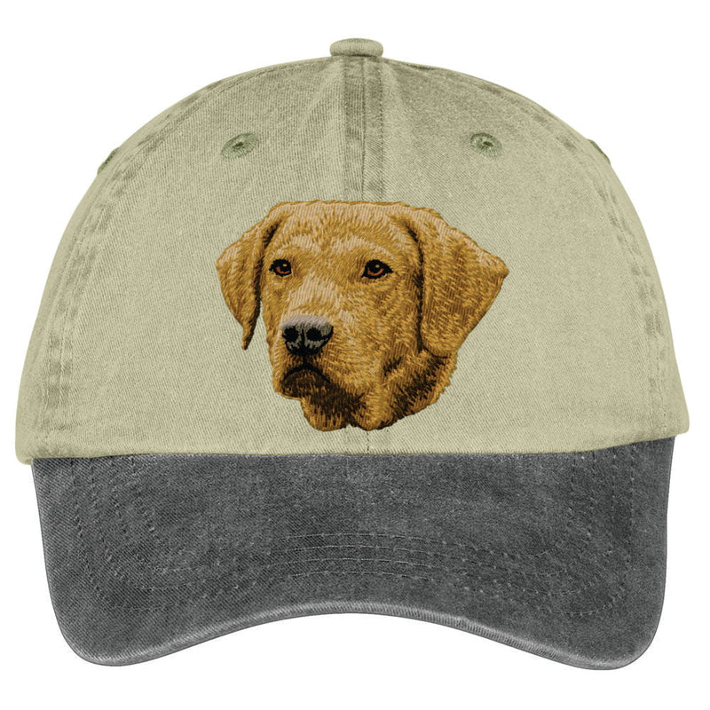 Chesapeake Bay Retriever  Embroidered Two Tone Baseball Cap