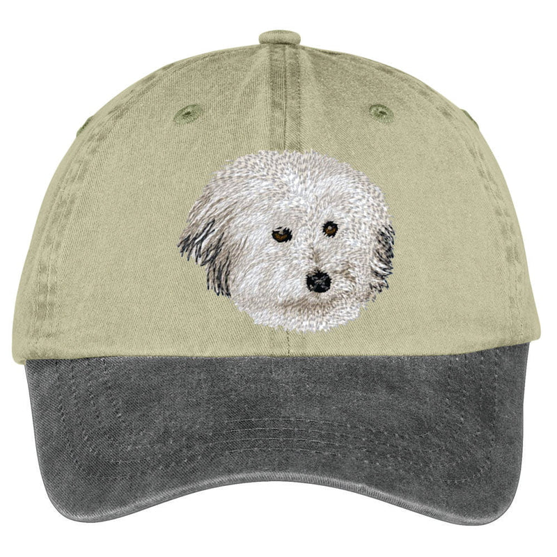 Coton de Tulear  Embroidered Two Tone Baseball Cap