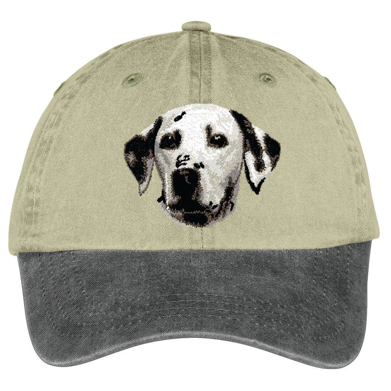 Dalmatian  Embroidered Two Tone Baseball Cap
