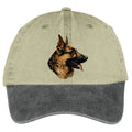 German Shepherd Dog  Embroidered Two Tone Baseball Cap