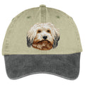 Havanese  Embroidered Two Tone Baseball Cap