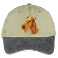 Irish Terrier  Embroidered Two Tone Baseball Cap