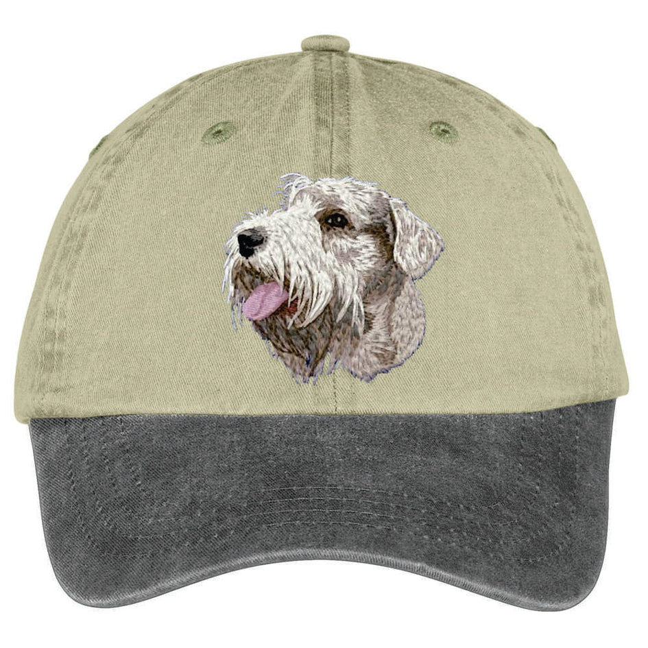 Sealyham Terrier  Embroidered Two Tone Baseball Cap