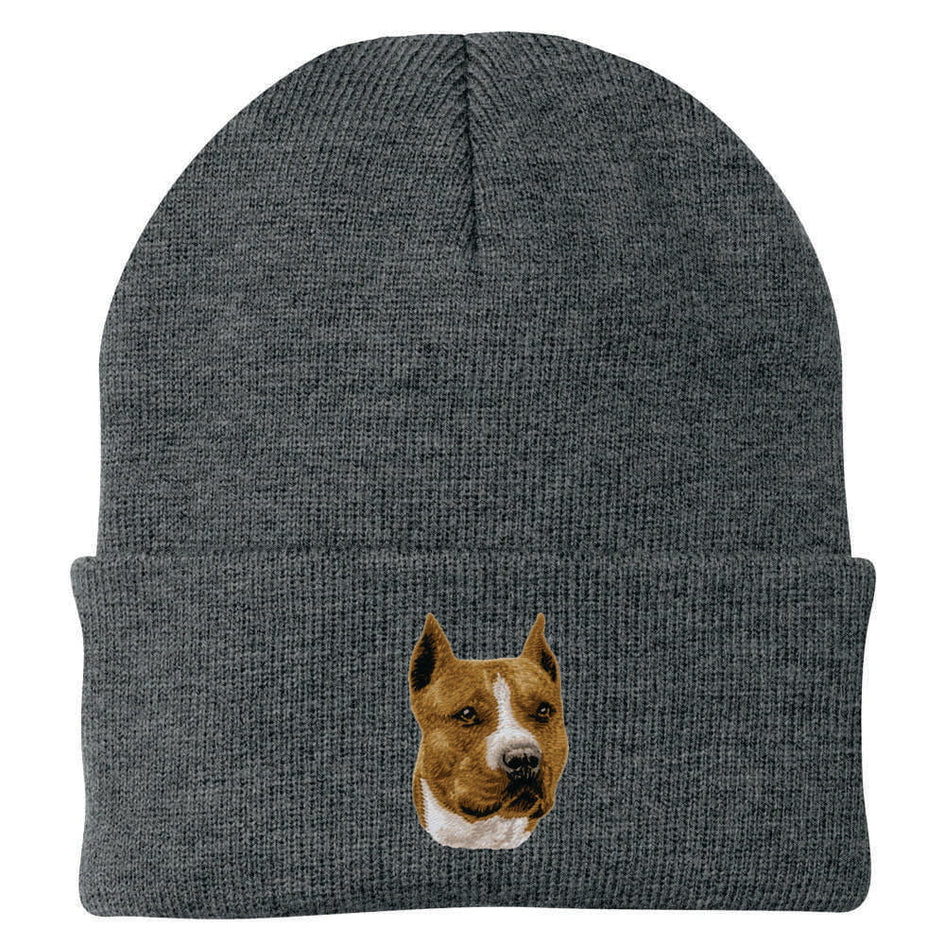 American Staffordshire Terrier Embroidered Beanie