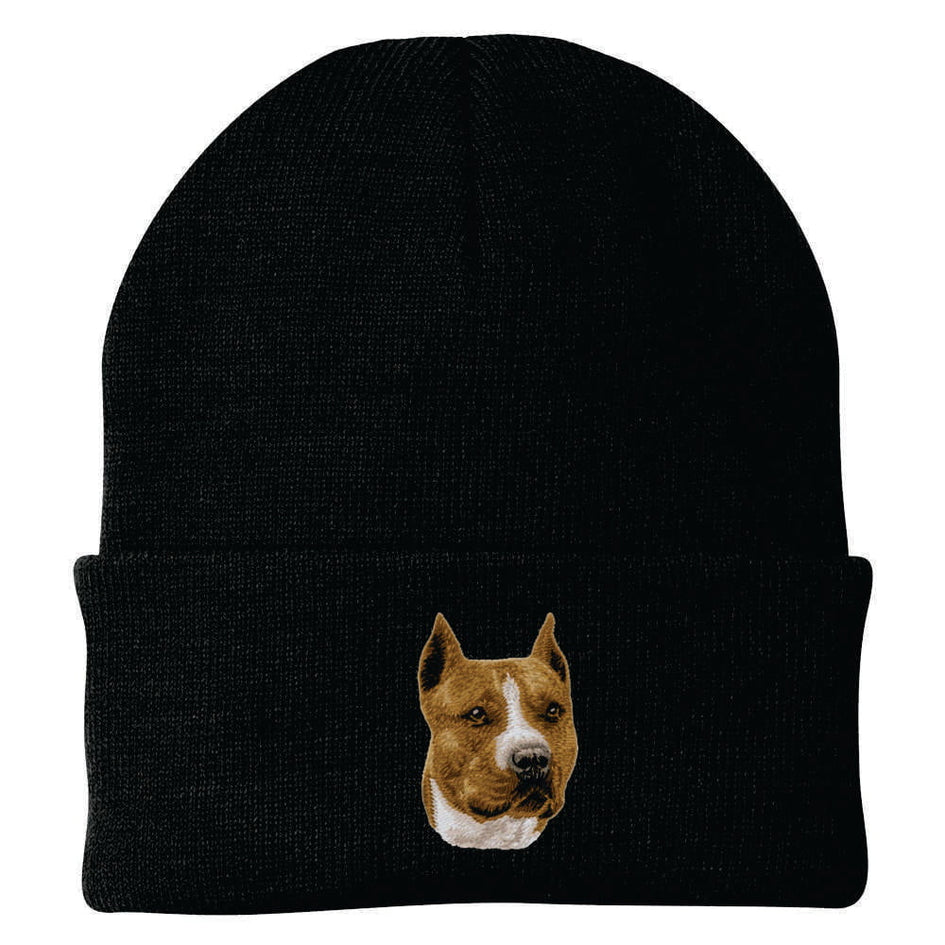 American Staffordshire Terrier Embroidered Beanie