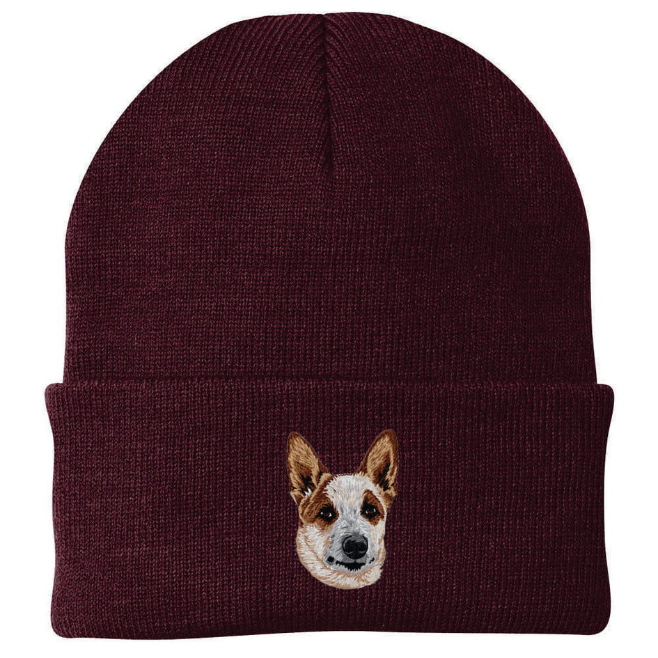 Australian Cattle Dog Embroidered Beanie