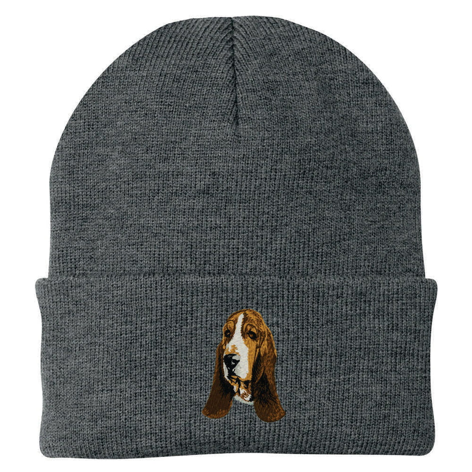 Basset Hound Embroidered Beanie