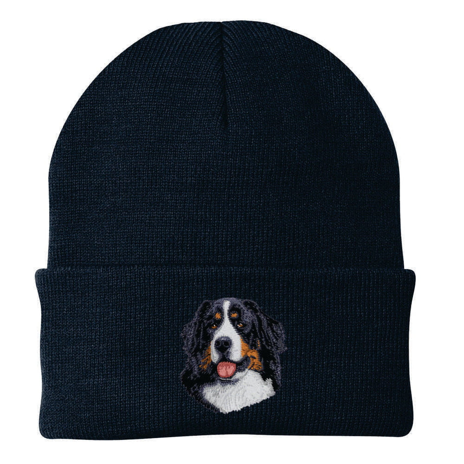 Bernese Mountain Dog Embroidered Beanie