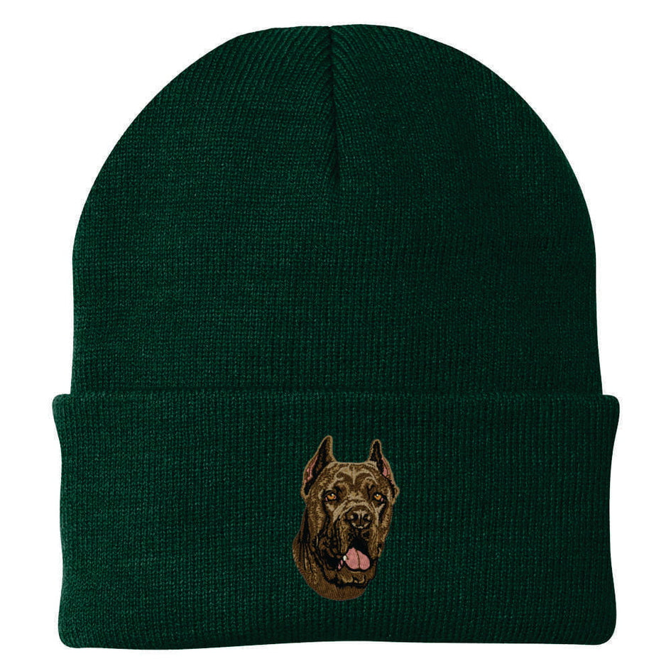 Cane Corso Embroidered Beanie