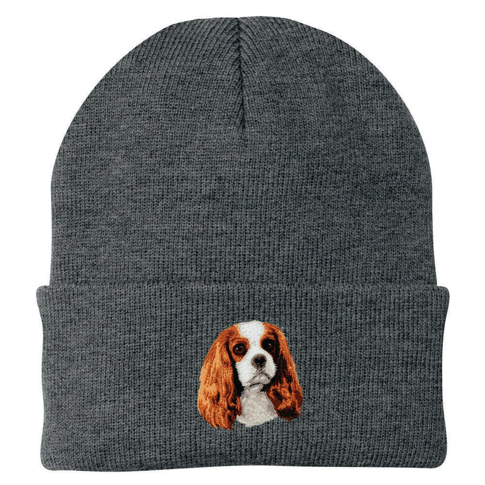 Cavalier King Charles Spaniel Embroidered Beanie