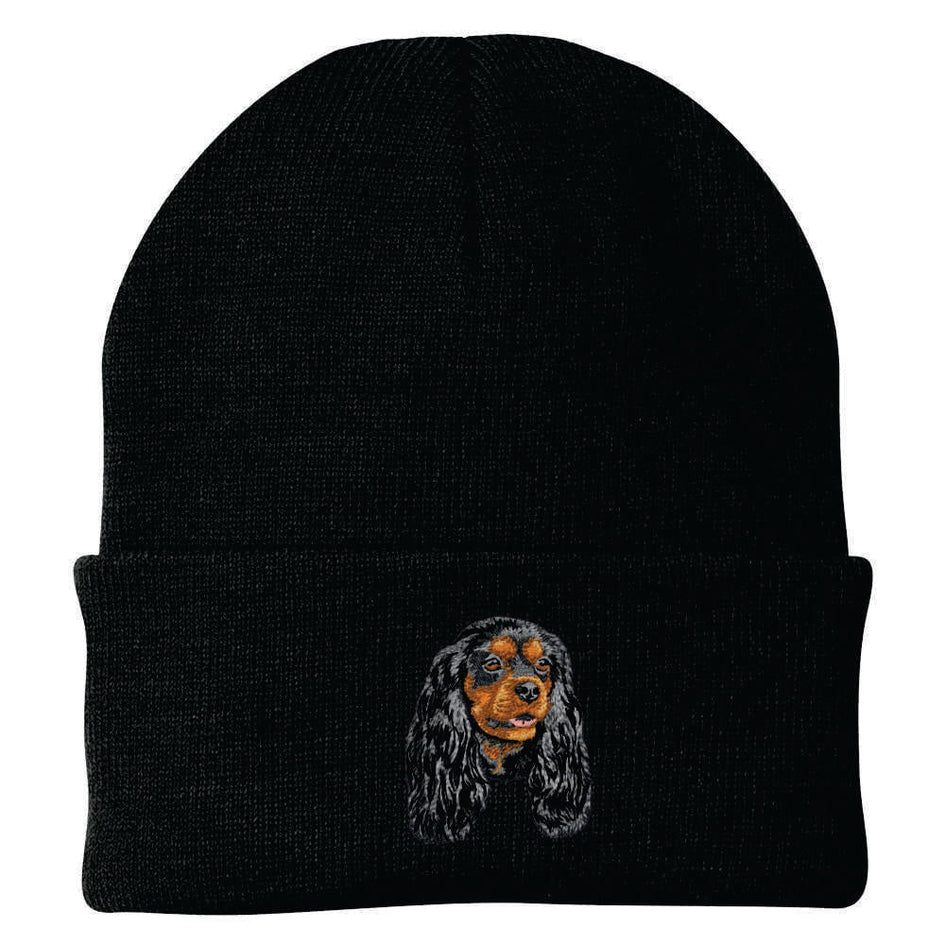 Cavalier King Charles Spaniel Embroidered Beanie