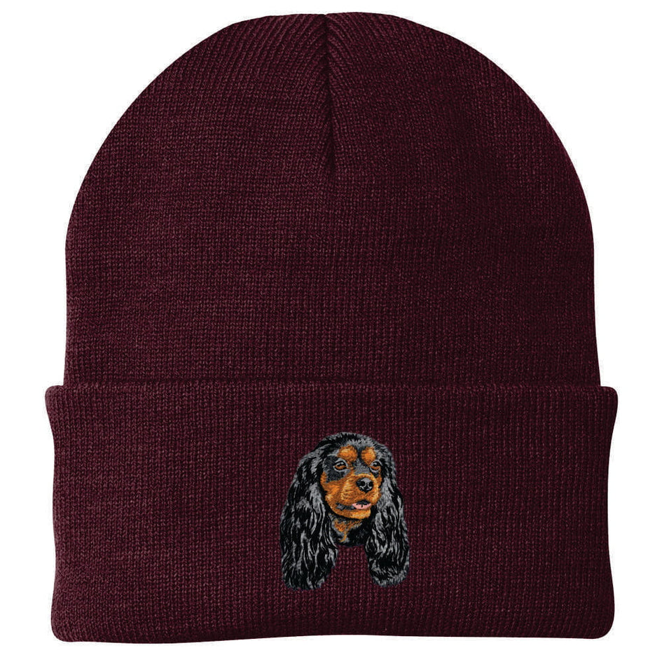 Cavalier King Charles Spaniel Embroidered Beanie