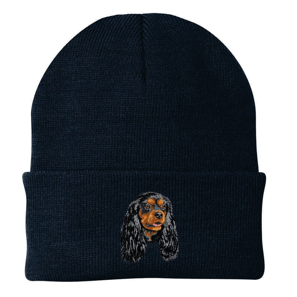 Cavalier King Charles Spaniel Embroidered Beanie