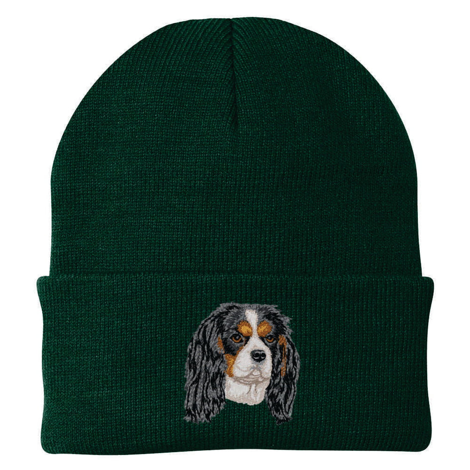 Cavalier King Charles Spaniel Embroidered Beanie