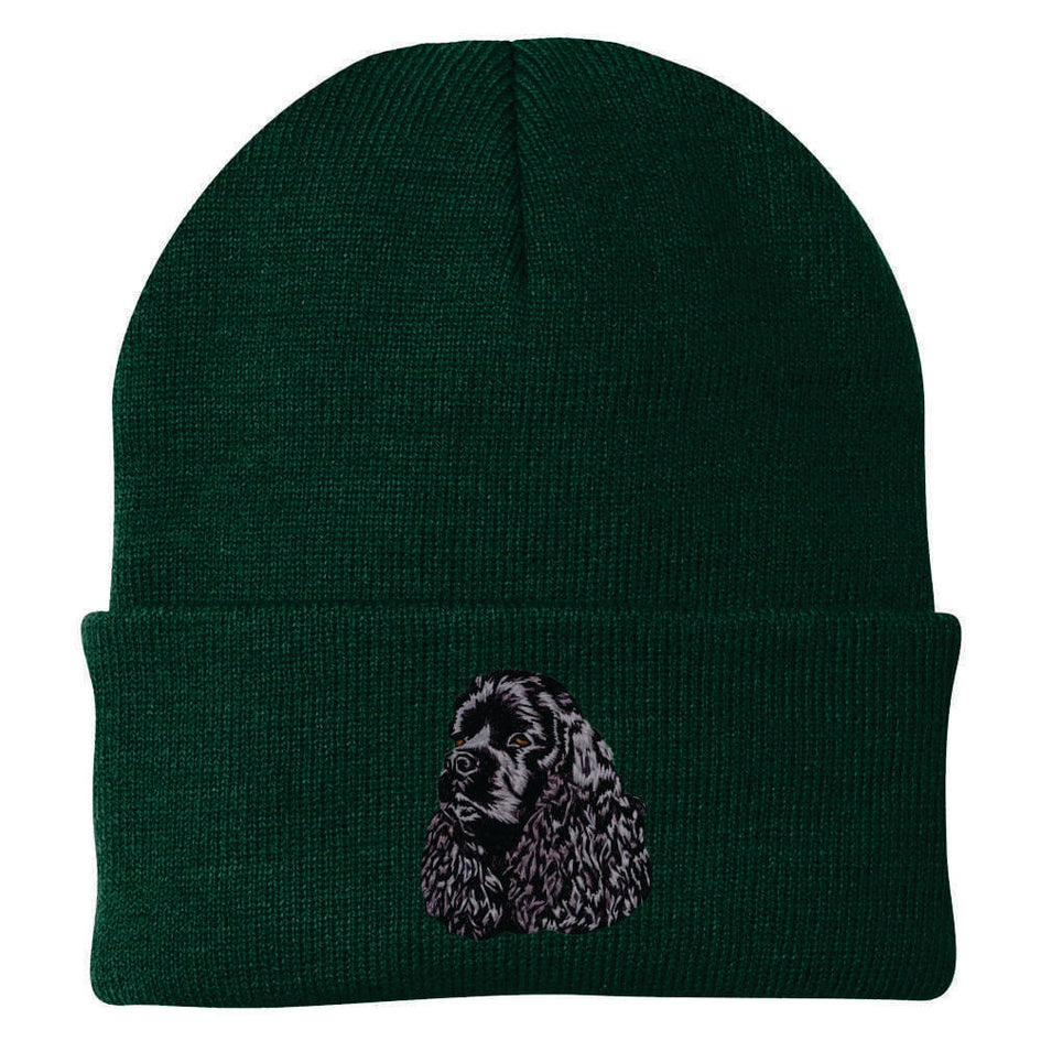 Cocker Spaniel Embroidered Beanie