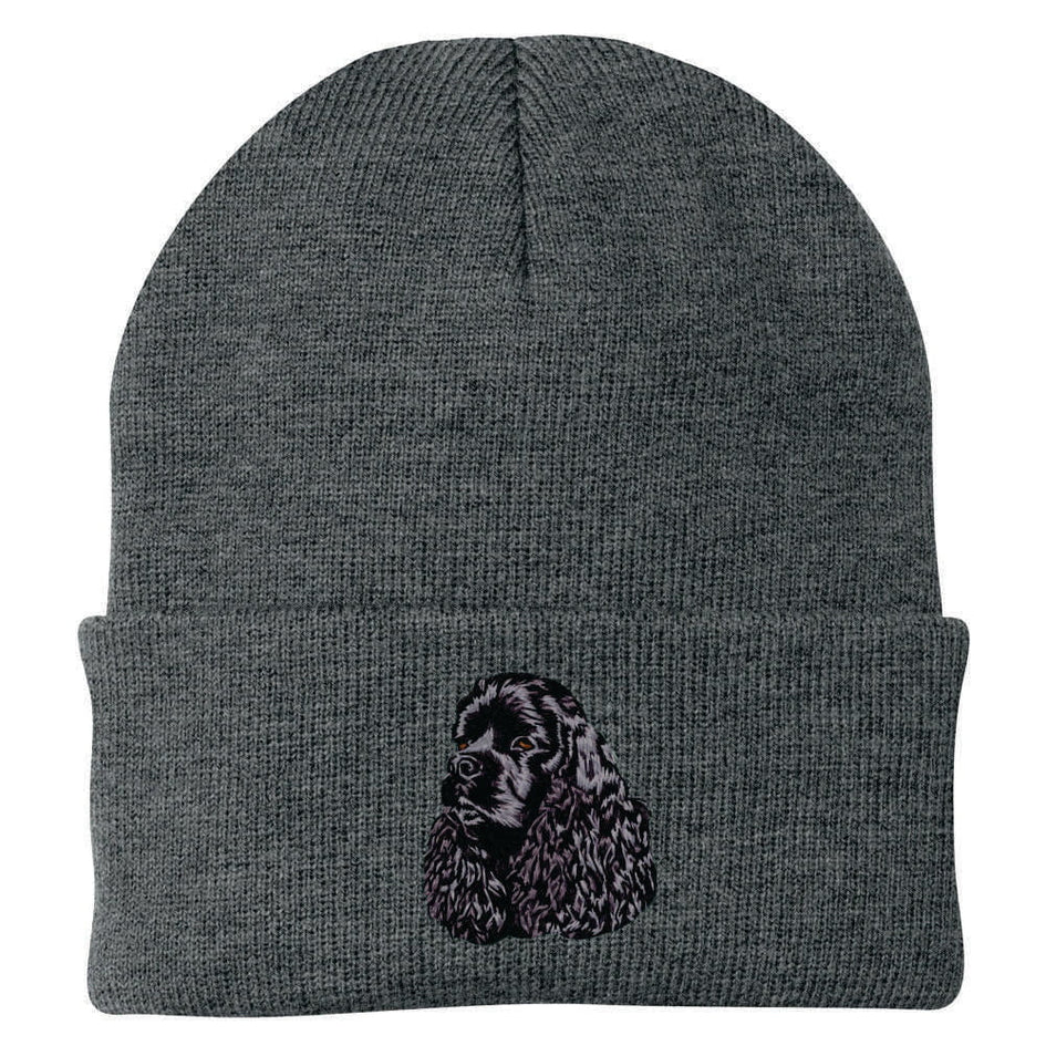 Cocker Spaniel Embroidered Beanie