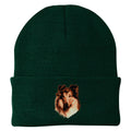 Collie Embroidered Beanie