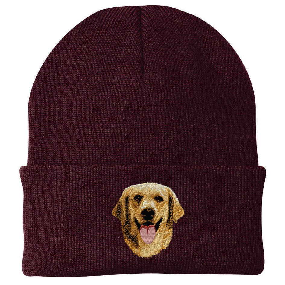 Golden Retriever Embroidered Beanie