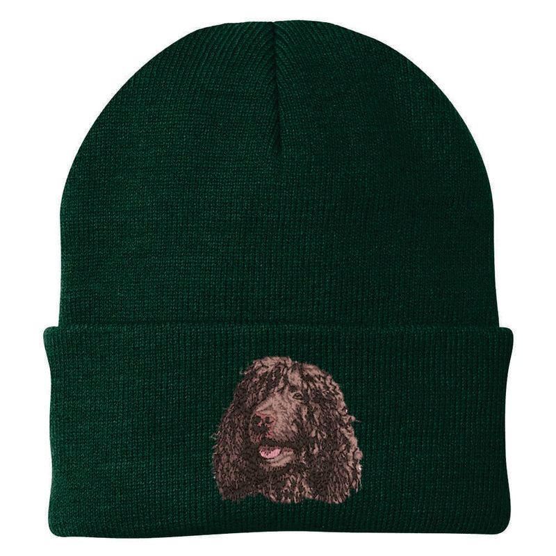 Irish Water Spaniel Embroidered Beanie
