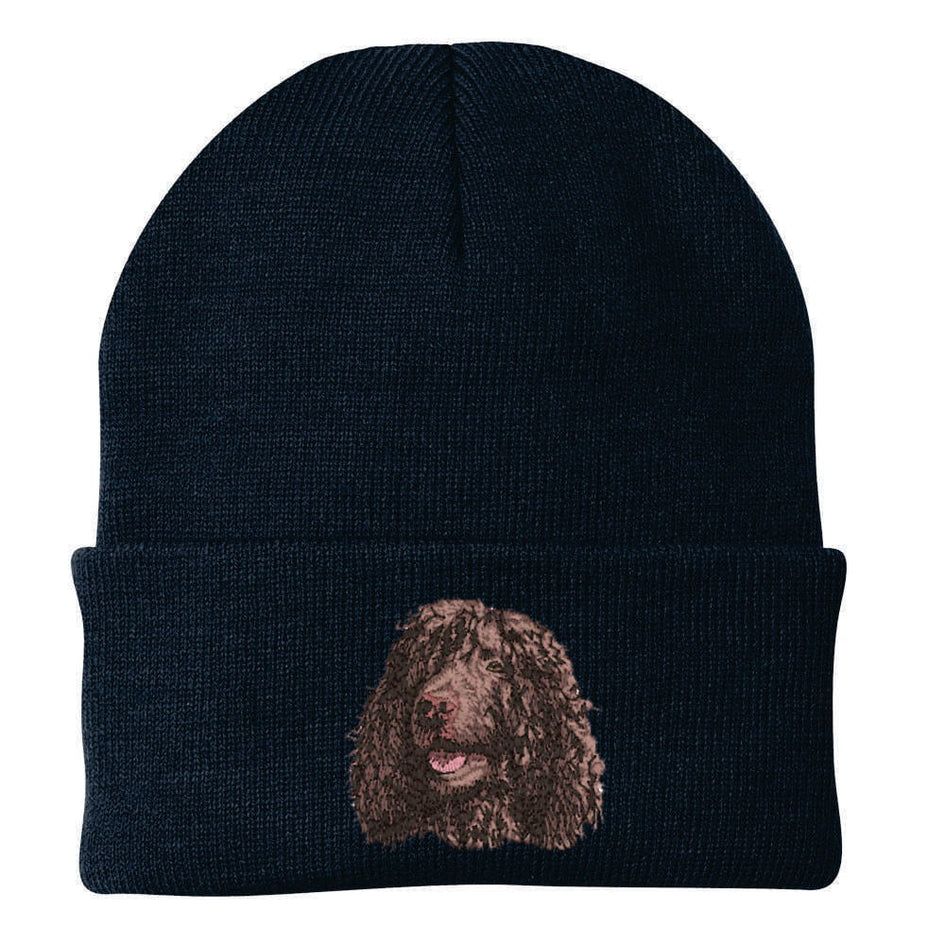 Irish Water Spaniel Embroidered Beanie