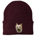 Silky Terrier Embroidered Beanie