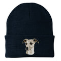 Whippet Embroidered Beanie