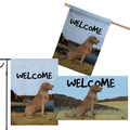 Chesapeake Bay Retriever 3 Piece Bundle - House Flag, Garden Flag, & Welcome Mat