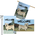Glen of Imaal Terrier 3 Piece Bundle - House Flag, Garden Flag, & Welcome Mat