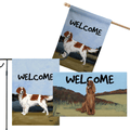 Irish Setter 3 Piece Bundle - House Flag, Garden Flag, & Welcome Mat