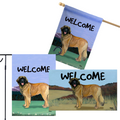 Leonberger 3 Piece Bundle - House Flag, Garden Flag, & Welcome Mat