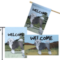 Lowchen 3 Piece Bundle - House Flag, Garden Flag, & Welcome Mat