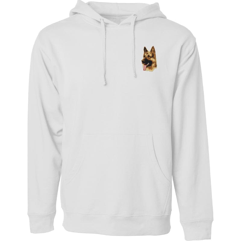 German Shepherd Dog Embroidered Sweatshirt Hoodie