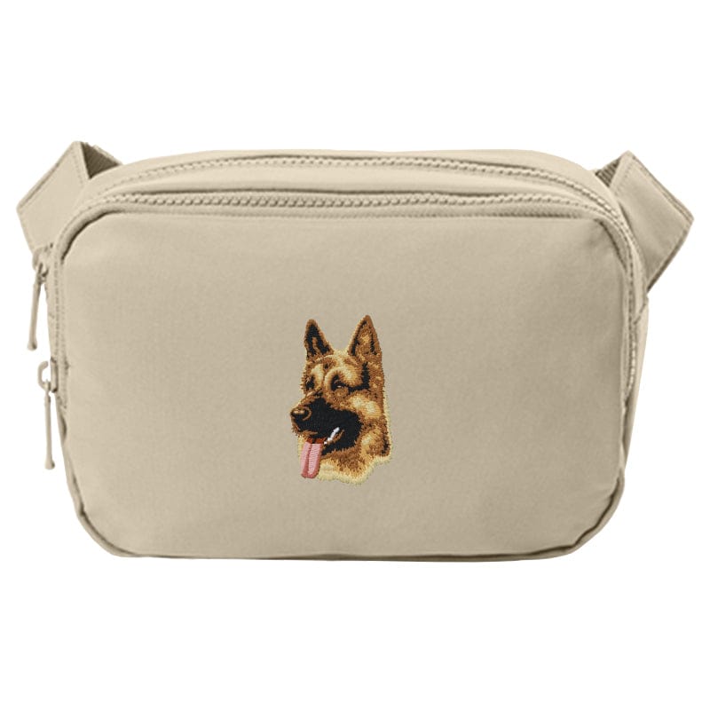 German Shepherd Dog Embroidered Crossbody Bag
