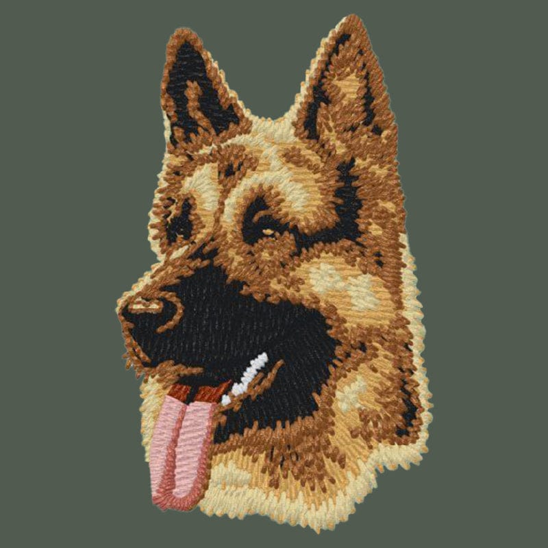 German Shepherd Dog Embroidered Baseball Cap