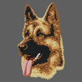 German Shepherd Dog Embroidered Women's Fleece Jacket