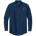 Great Dane Embroidered Men's Denim Shirt