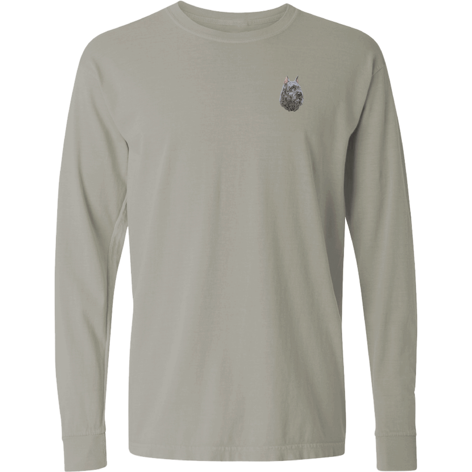 Bouvier De Flandres Embroidered Classic Long Sleeve Shirt