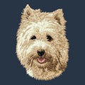 Cairn Terrier Embroidered Wearable Blanket