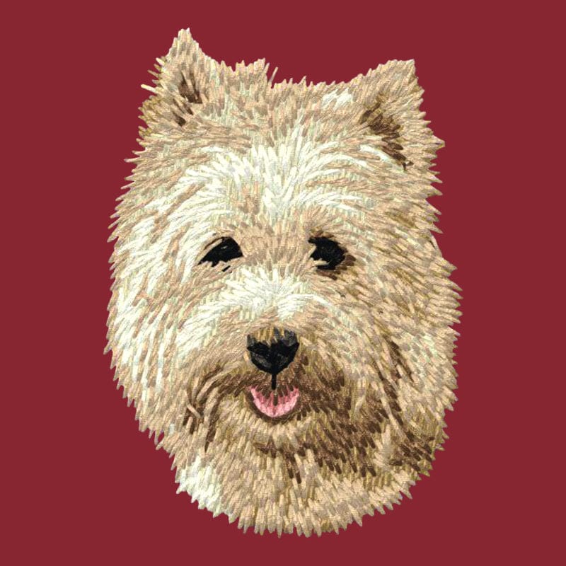 Cairn Terrier Embroidered Wearable Blanket